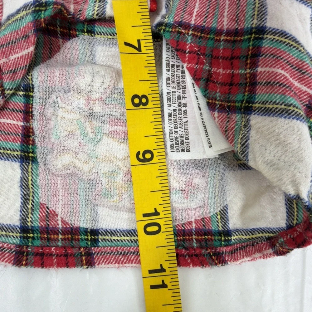 Disney Mickey Mouse Pluto‎ Dog Apparel Plaid Pajamas Xs
